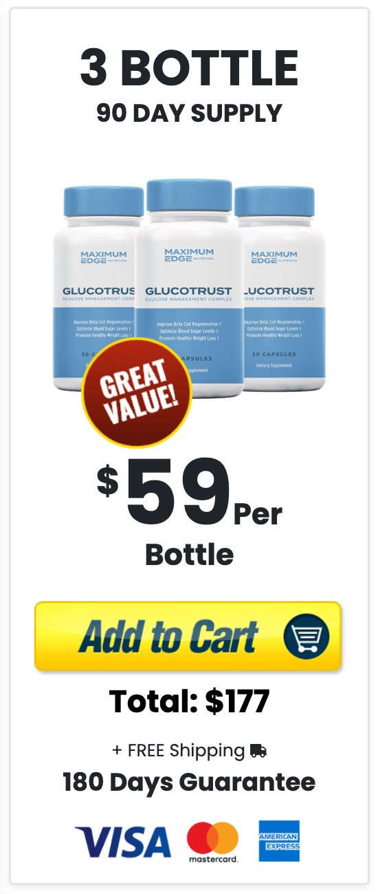 GetGlucoTrust.com - 3 Bottles